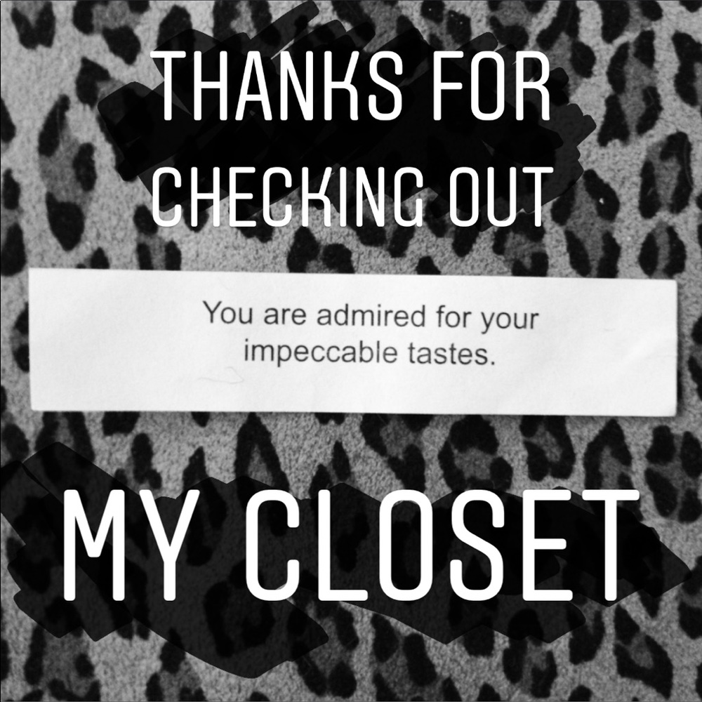 About my closet... 🐆
